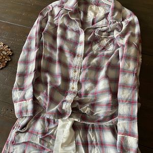 ‼️price dropAbercrombie & Fitch flannel pajama set